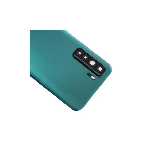 Tapa para Huawei P40 Lite 5G / Nova 7 SE verde con lente