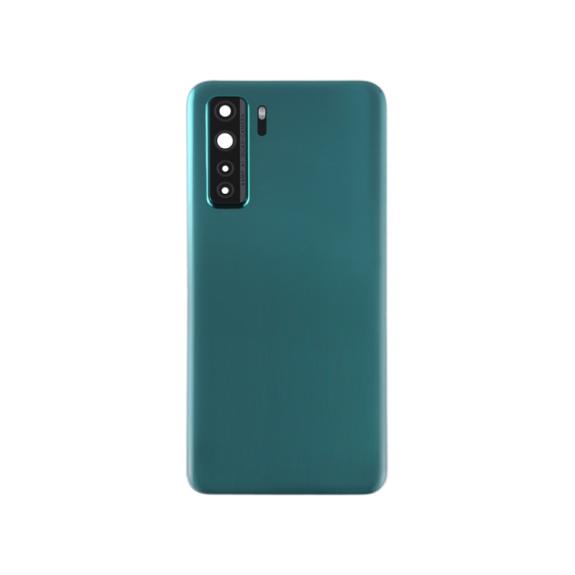 Tapa para Huawei P40 Lite 5G / Nova 7 SE verde con lente