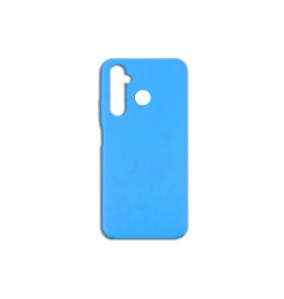 FUNDA CARCASA DE SILICONA SUAVE COLOR AZUL PARA REALME 5 PRO