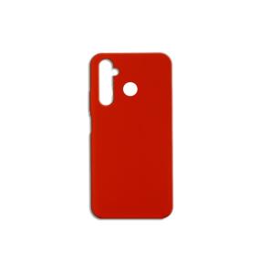 FUNDA CARCASA DE SILICONA SUAVE COLOR ROJO PARA REALME 5 PRO