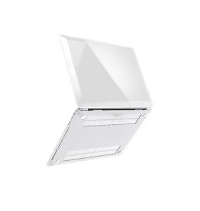 FUNDA CARCASA PROTECTORA DE CRISTAL DURO PARA MACBOOK 12 BLANCO