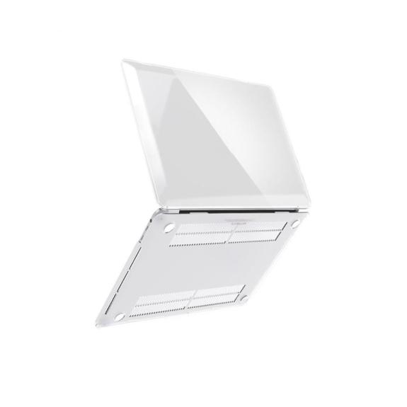 FUNDA CARCASA PROTECTORA DE CRISTAL DURO PARA MACBOOK 12 BLANCO