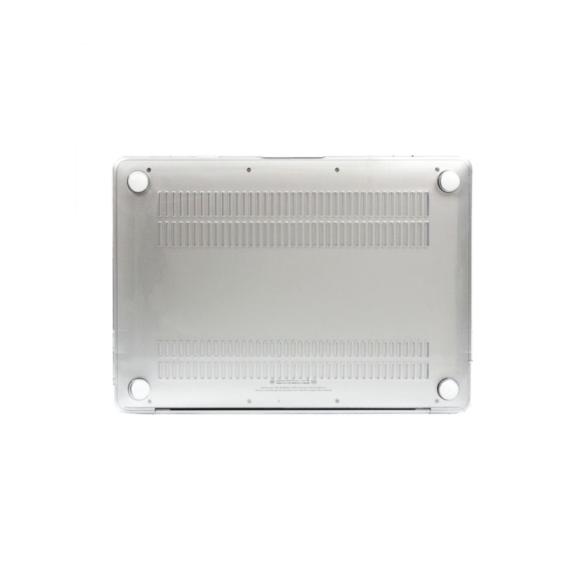 FUNDA CARCASA PROTECTORA DE CRISTAL DURO PARA MACBOOK 12 BLANCO