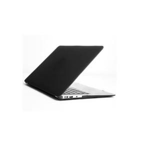 FUNDA CARCASA PROTECTORA DE CRISTAL DURO PARA MACBOOK 12 NEGRO