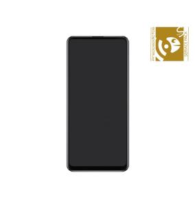 Pantalla para Samsung Galaxy A21S con marco negro SERVICE PACK