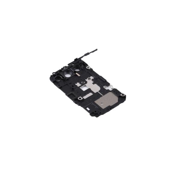 Soporte de placa con lente para Huawei Y8P / P Smart S negro