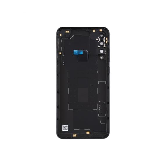 TAPA TRASERA CUBRE BATERIA CON LENTE PARA HUAWEI Y6P NEGRO