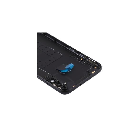 TAPA TRASERA CUBRE BATERIA CON LENTE PARA HUAWEI Y6P NEGRO