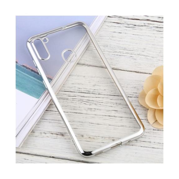 FUNDA CARCASA GEL TPU PARA SAMSUNG GALAXY A11 PLATA