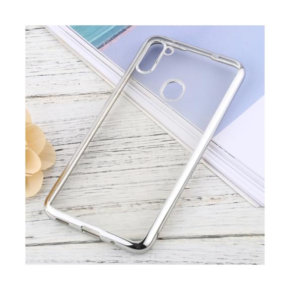 FUNDA CARCASA GEL TPU PARA SAMSUNG GALAXY A11 PLATA