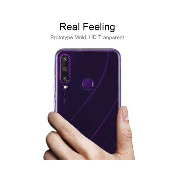 FUNDA CARCASA GEL TPU PARA HUAWEI Y6P TRANSPARENTE