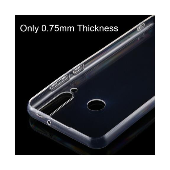 FUNDA CARCASA GEL TPU PARA HUAWEI Y6P TRANSPARENTE