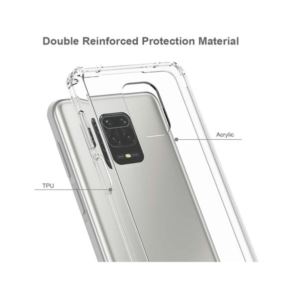 FUNDA CARCASA GEL TPU PARA XIAOMI REDMI NOTE 9S TRANSPARENTE