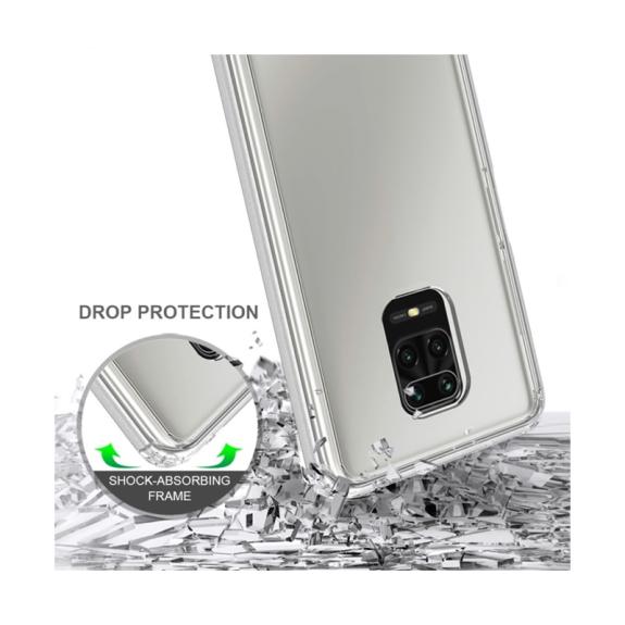 FUNDA CARCASA GEL TPU PARA XIAOMI REDMI NOTE 9S TRANSPARENTE