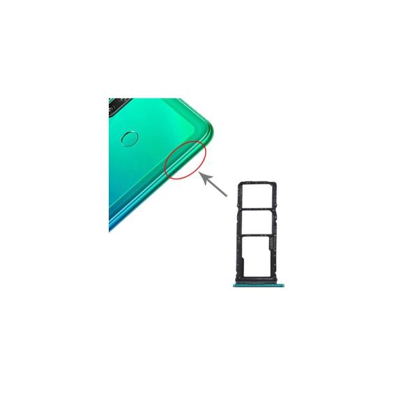 Bandeja dual SIM + SD para Huawei P40 Lite E / Enjoy 10 verde