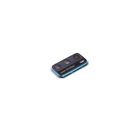 Lente para Huawei P40 con embellecedor azul