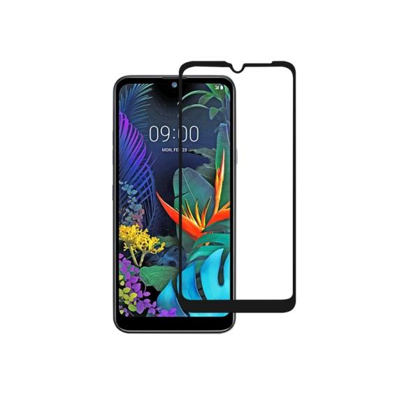 PROTECTOR DE PANTALLA CRISTAL TEMPLADO PARA LG X6/Q60/K50 NEGRO