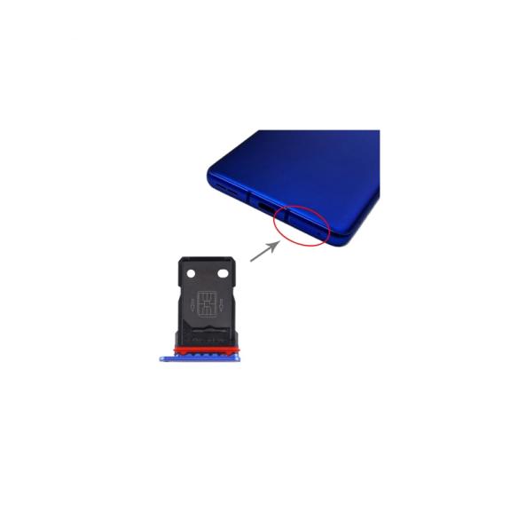 BANDEJA SOPORTE PORTA TARJETA SIM (DUAL) PARA ONEPLUS 8 PRO AZUL