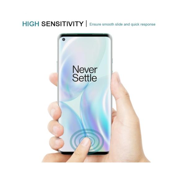 PROTECTOR DE PANTALLA CRISTAL TEMPLADO 3D PARA ONEPLUS 8 NEGRO