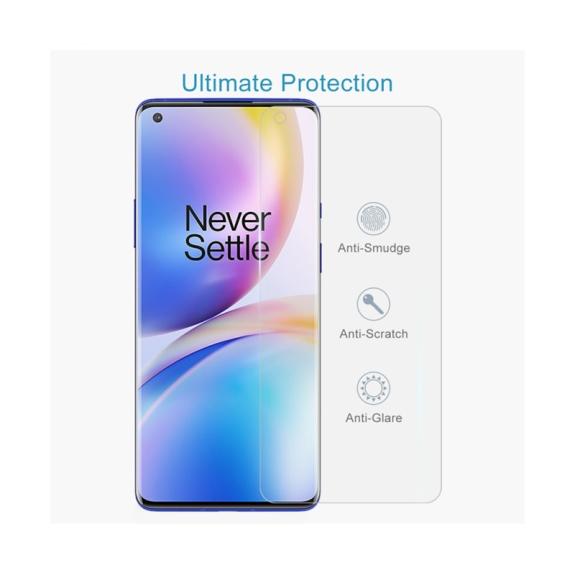 PROTECTOR CRISTAL TEMPLADO PARA ONEPLUS 8 PRO TRANSPARENTE