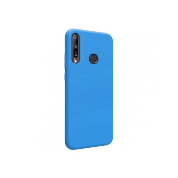 FUNDA DE SILICONA COLOR AZUL PARA HUAWEI P40 LITE E/HONOR 9C/Y7P