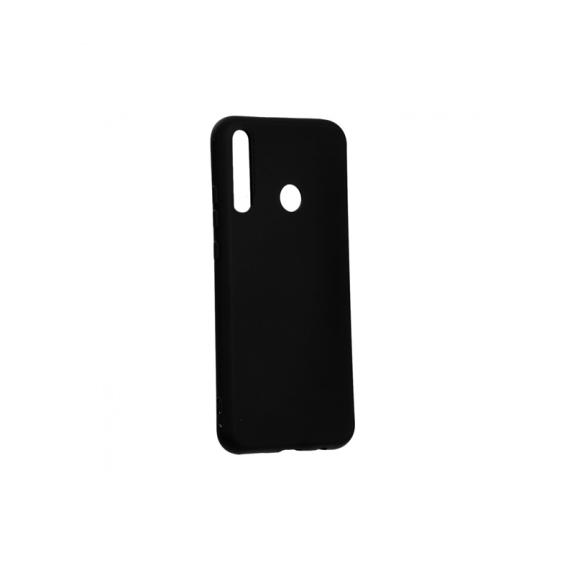 FUNDA SILICONA NEGRO PARA HUAWEI P40 LITE E / HONOR 9C / Y7P