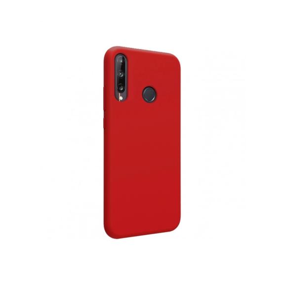 FUNDA DE SILICONA COLOR ROJO PARA HUAWEI P40 LITE E/HONOR 9C/Y7P