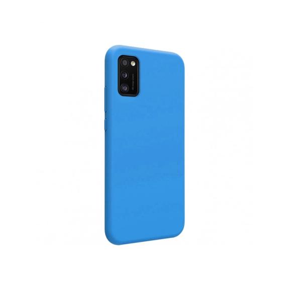 FUNDA DE SILICONA SUAVE COLOR AZUL PARA SAMSUNG GALAXY A41