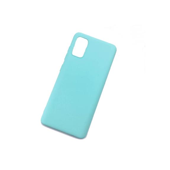 FUNDA SILICONA SUAVE AZUL TURQUESA PARA SAMSUNG GALAXY A41