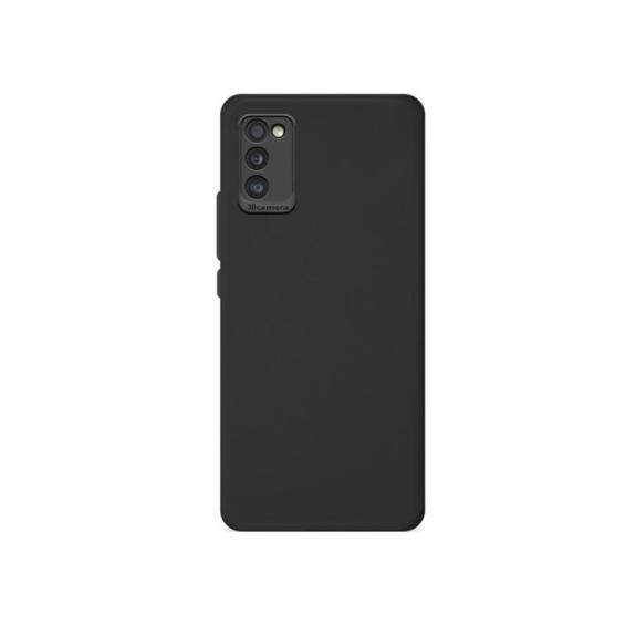 FUNDA DE SILICONA SUAVE COLOR NEGRO PARA SAMSUNG GALAXY A41