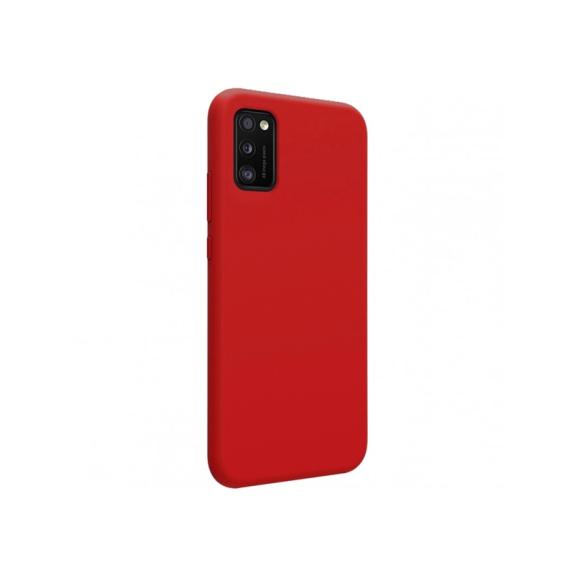 FUNDA DE SILICONA SUAVE COLOR ROJO PARA SAMSUNG GALAXY A41