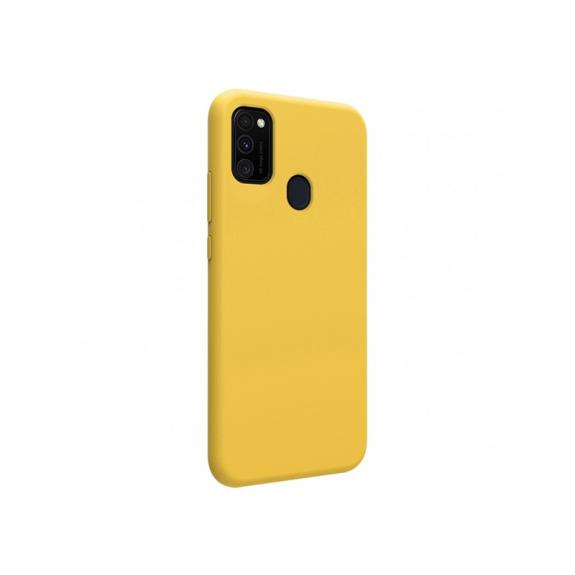 FUNDA DE SILICONA COLOR AMARILLO PARA SAMSUNG GALAXY M21/M30S