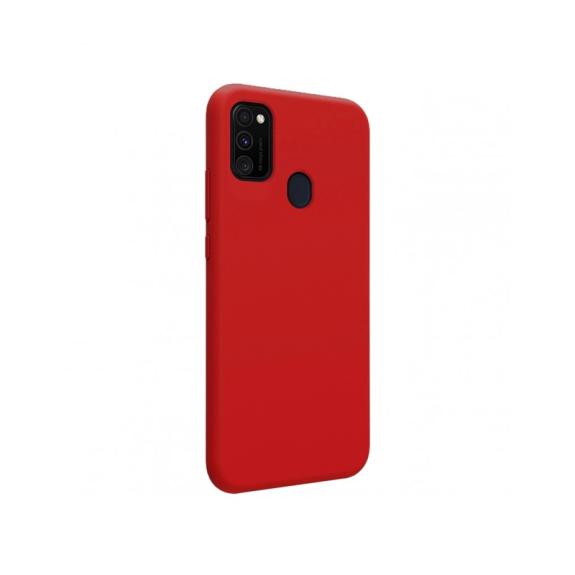 FUNDA DE SILICONA SUAVE ROJO PARA SAMSUNG GALAXY M21 / M30S