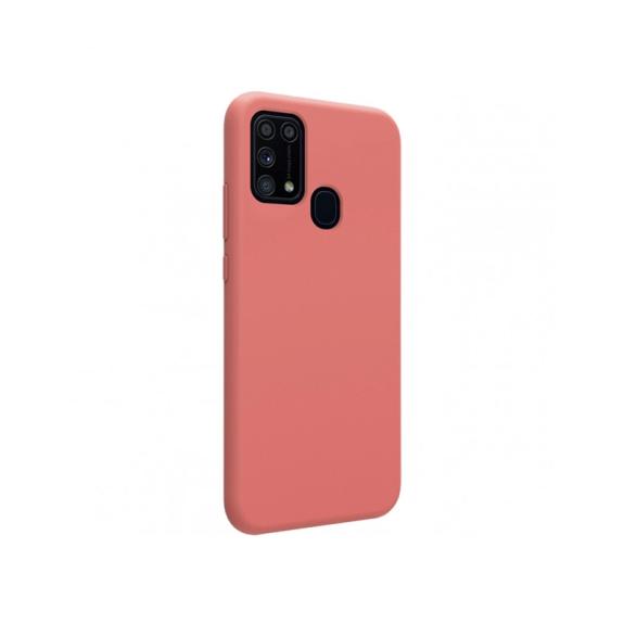 FUNDA DE SILICONA SUAVE COLOR ROSA PARA SAMSUNG GALAXY M31