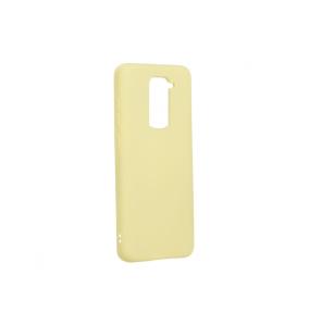 FUNDA DE SILICONA SUAVE COLOR AMARILLO PARA XIAOMI REDMI NOTE 9