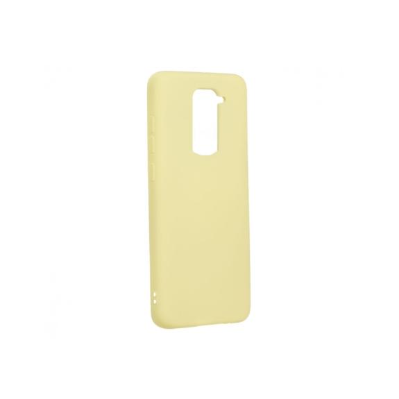 FUNDA DE SILICONA SUAVE COLOR AMARILLO PARA XIAOMI REDMI NOTE 9