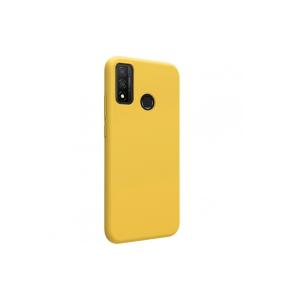 FUNDA DE SILICONA SUAVE COLOR AMARILLO PARA HUAWEI P SMART 2020