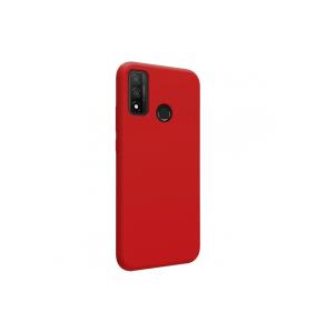 FUNDA DE SILICONA SUAVE COLOR ROJO PARA HUAWEI P SMART 2020