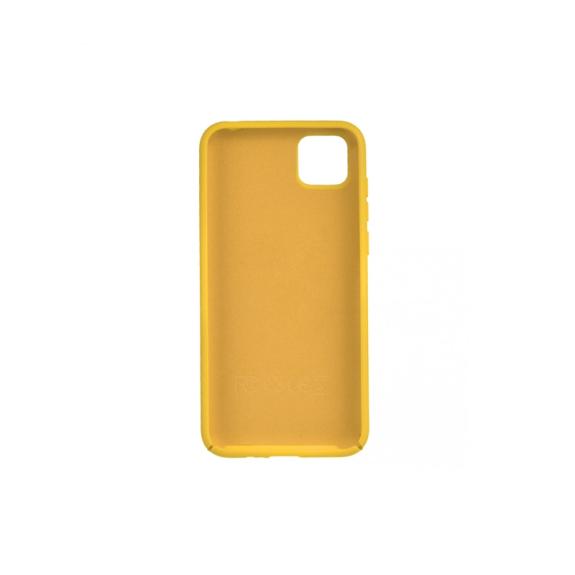 FUNDA CARCASA DE SILICONA SUAVE COLOR AMARILLO PARA HUAWEI Y5P