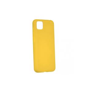 FUNDA CARCASA DE SILICONA SUAVE COLOR AMARILLO PARA HUAWEI Y5P