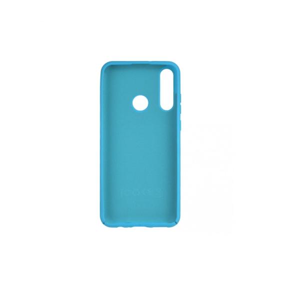FUNDA CARCASA DE SILICONA SUAVE COLOR AZUL PARA HUAWEI Y6P