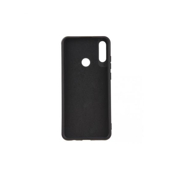 FUNDA CARCASA DE SILICONA SUAVE COLOR NEGRO PARA HUAWEI Y6P