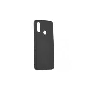 FUNDA CARCASA DE SILICONA SUAVE COLOR NEGRO PARA HUAWEI Y6P