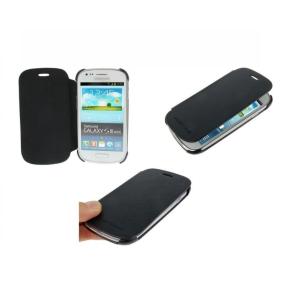 FUNDA CON TAPA LATERAL PARA SAMSUNG GALAXY S III MINI NEGRO