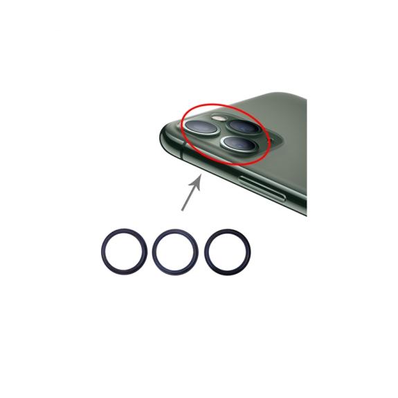 Embellecedor de lentes para iPhone 11 Pro / 11 Pro Max verde