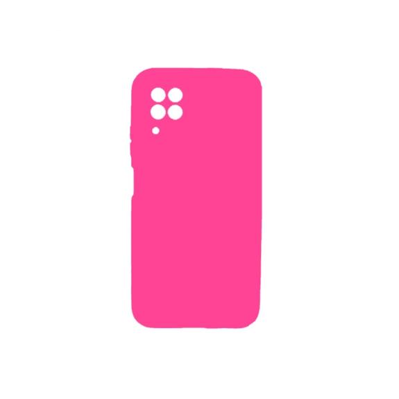 FUNDA DE SILICONA C/MARCO CAMARA COLOR ROSA PARA HUAWEI P40 LITE