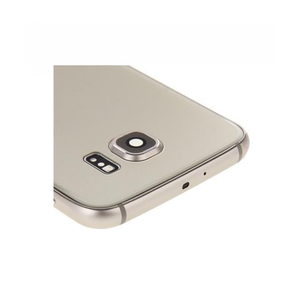 Marco para Samsung Galaxy S6 Edge con tapa dorado