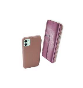 FUNDA CARCASA FLIP COVER ROSADO PARA IPHONE 11