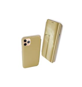 FUNDA CARCASA FLIP COVER DORADO PARA IPHONE 11 PRO