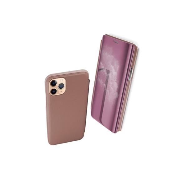 FUNDA CARCASA FLIP COVER ROSADO PARA IPHONE 11 PRO